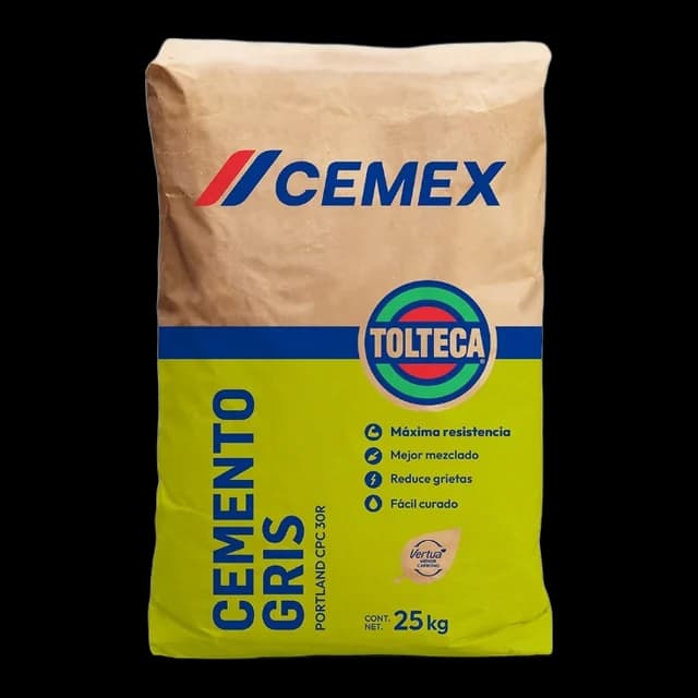 Cemento Gris Tolteca 25 kg